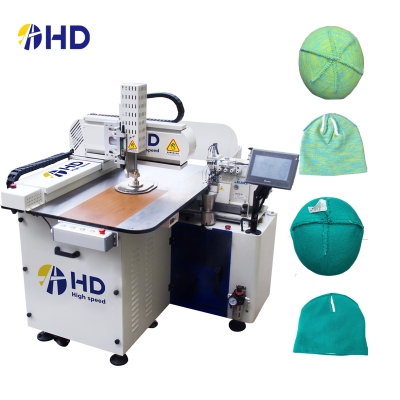 Auto knitting hat head sewing machine with high efficiency and good performance