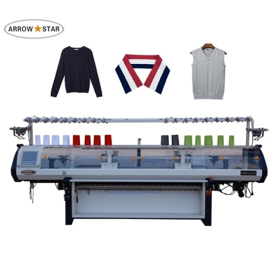 High speed automatic flat knitting machine textile machinery manufacturer