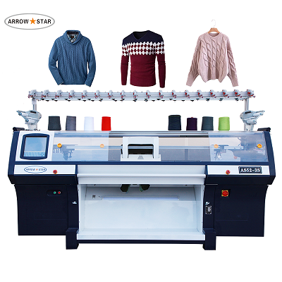 New model Automatic jacquard knitting machine for sweater
