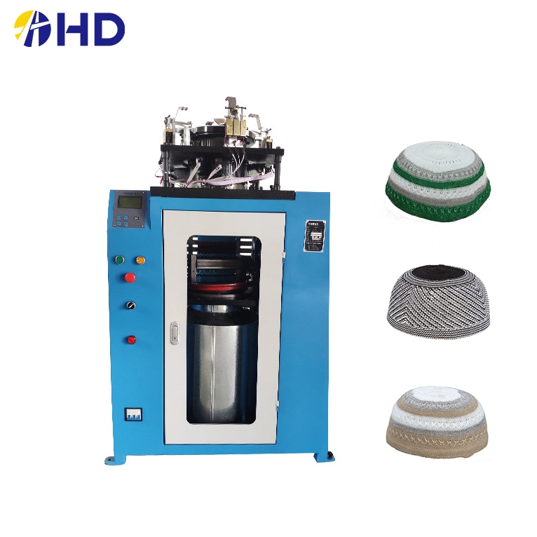 New model Fully Automatic Knitted Muslim Hat Knitting Machine