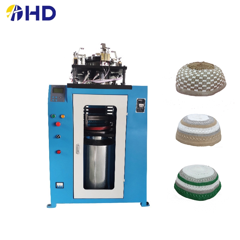  New model High output muslim cap hat knitting machine manufacture