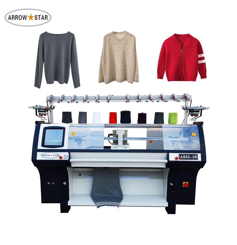 New model Easy operation auto sweater jersey flat knitting machine