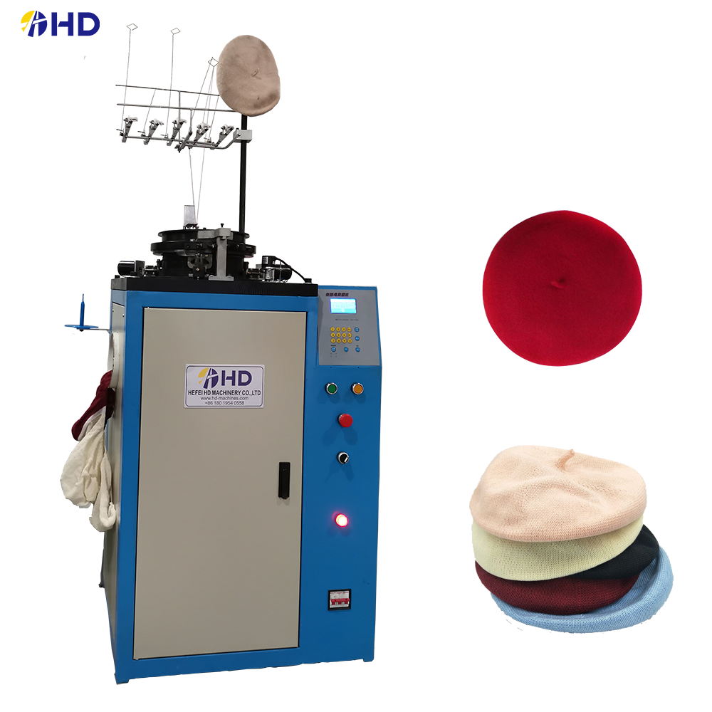  New model Hot selling 220 needles beret cap making machine