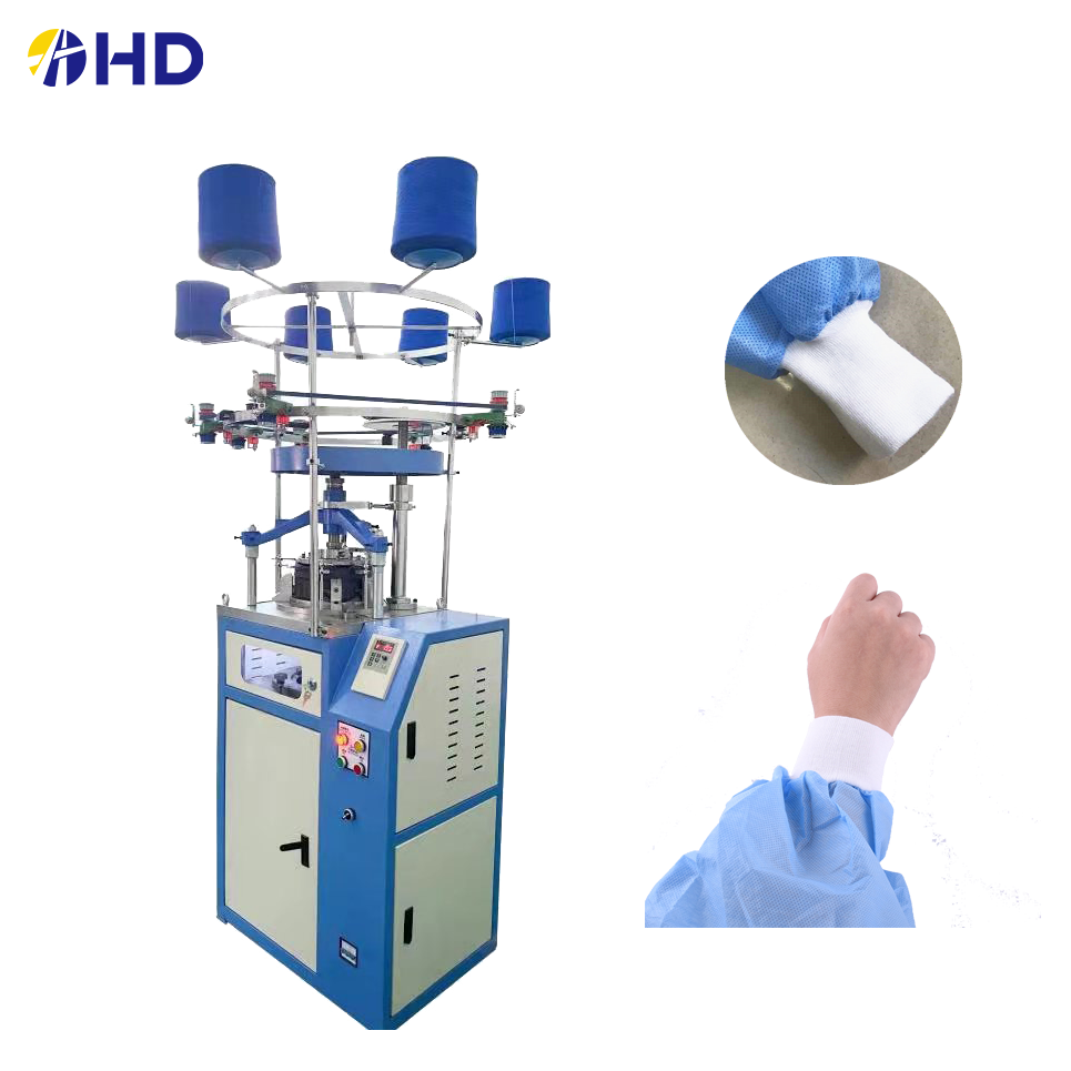 New model Medical gowns cuff making machine