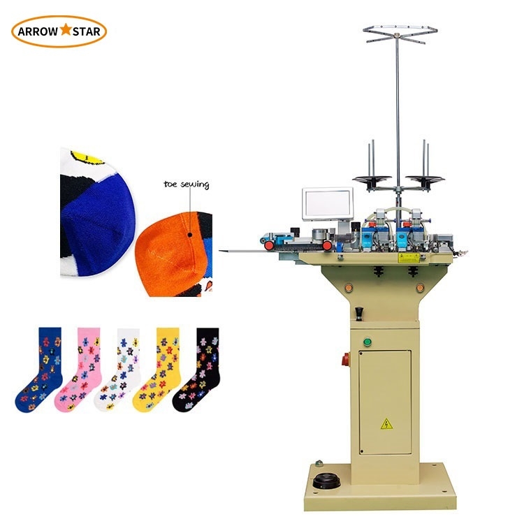 New model Computerized Sock Toe Linking Sewing Making Machine