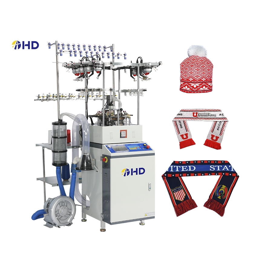 New model Computerized Automatic knitting machine for knitted scarf and beanie