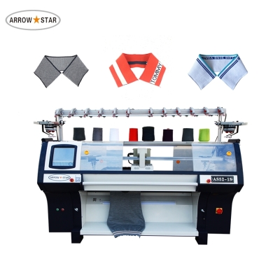 New model ARROW STAR SHINE STAR brand Good Price Collar Cuffs Rib Knitting Machine
