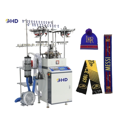 New model HD brand high speed beanie and scarf knitting machine