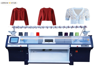 New model Double system fully computerized knitting sweater jacquard machine