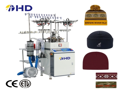 New model HD brand high speed circular knitting machinery for wool /cotton cap