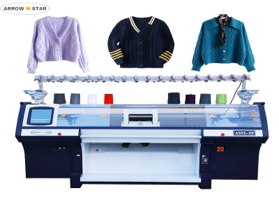 New model AS52S-2 fully automatic computerized flat knitting machine for sweater