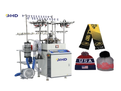 New model HD365 hat and scarf knitting machine