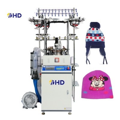 New model Professional manufacturer cap knitting machine