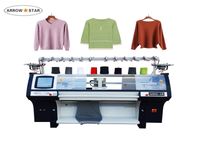 New model Sweater shawl collar single system knitting machine