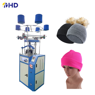 New model High Speed rib hats circular knitting machine