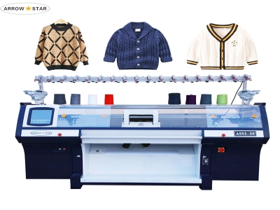  New model High Speed Automatic flat woolen sweater flat knitting machine