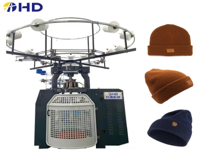 New model HD brand rib hat knitting machine