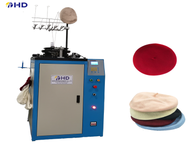  New model Hot selling 220 needles beret cap making machine
