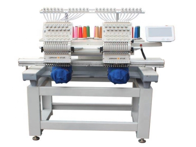 New model Two head 12 needle automatic multifunctional cap embroidery machine