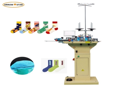 New model  type six motors sock toe machine related machinery sock sewing machine