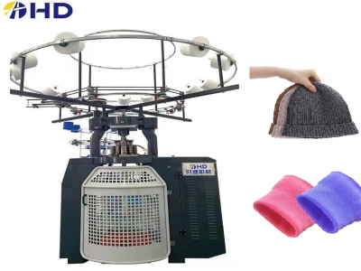 New model Automatic rib knitted cuff machine