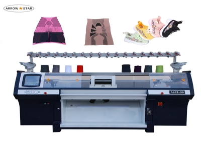  New model 3D flyknit Fully Computerized flat type Shoes Upper Knitting Machine