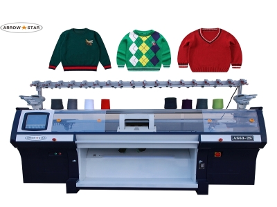  New model 60 inch computerized industrial sweater making machine