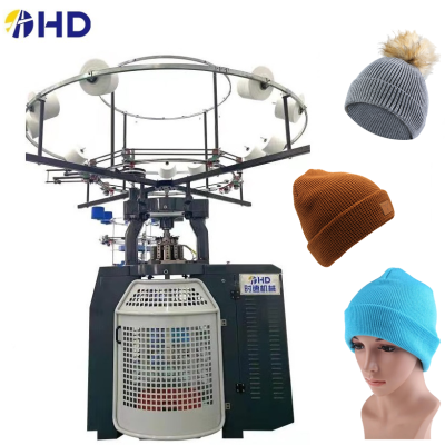 New model HD brand knitting rib stripe machine