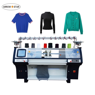  New model High Speed Fully Computerized Jacquard Sweater Flat Knitting Machine