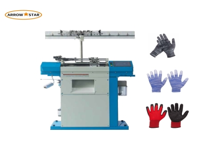 New model Labour Protection Latex Jacquard Glove Knitting Machine