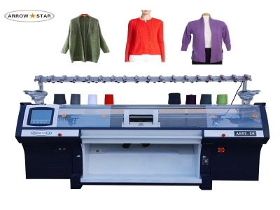  New model Jacquard type cardigan computerized flat knitting machine