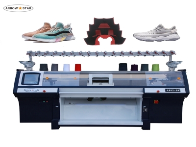 New model 3 system 14gg upper shoe knitting machine