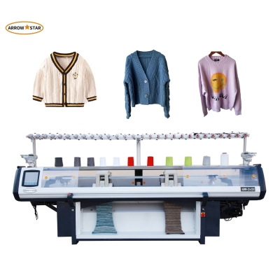 New model ARROW STAR brand 2+2 4 system 80inch fully fashion sweater computerized flat knitting machine
