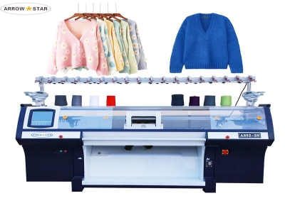  New model Making jersey sweater type flat knitting machine