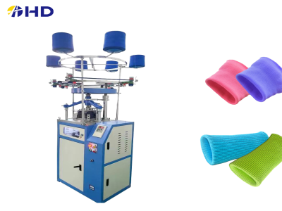 New model Professional producing protection gown sleeve cuff knitting machine