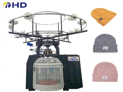 New model High output rib cap knitting machine