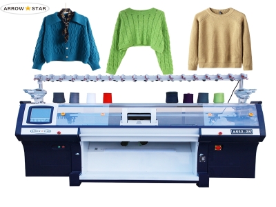  New model Flat Knitting Style and Sweater Product Type Sweater knitting machine
