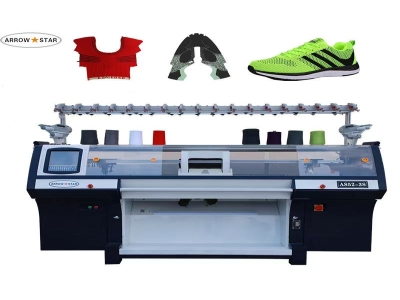 Introduction for Arrow Star Fully Jacquard Shoes Upper Knitting Machine 