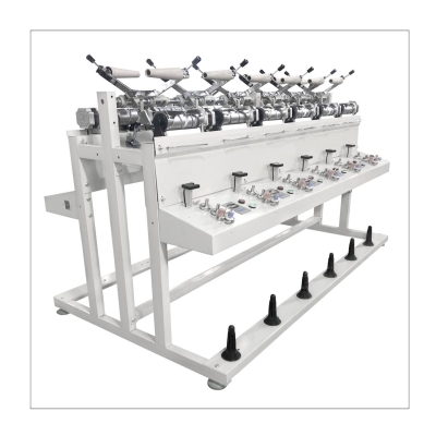 12 Spindle  Double Side Automatic Industrial Yarn Rewinding Machine